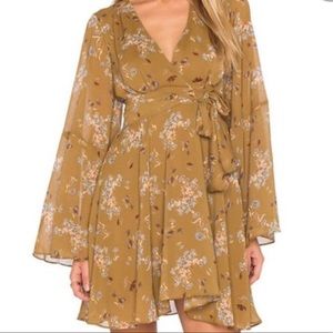 Free People Bell Sleeved Dress Sz Small